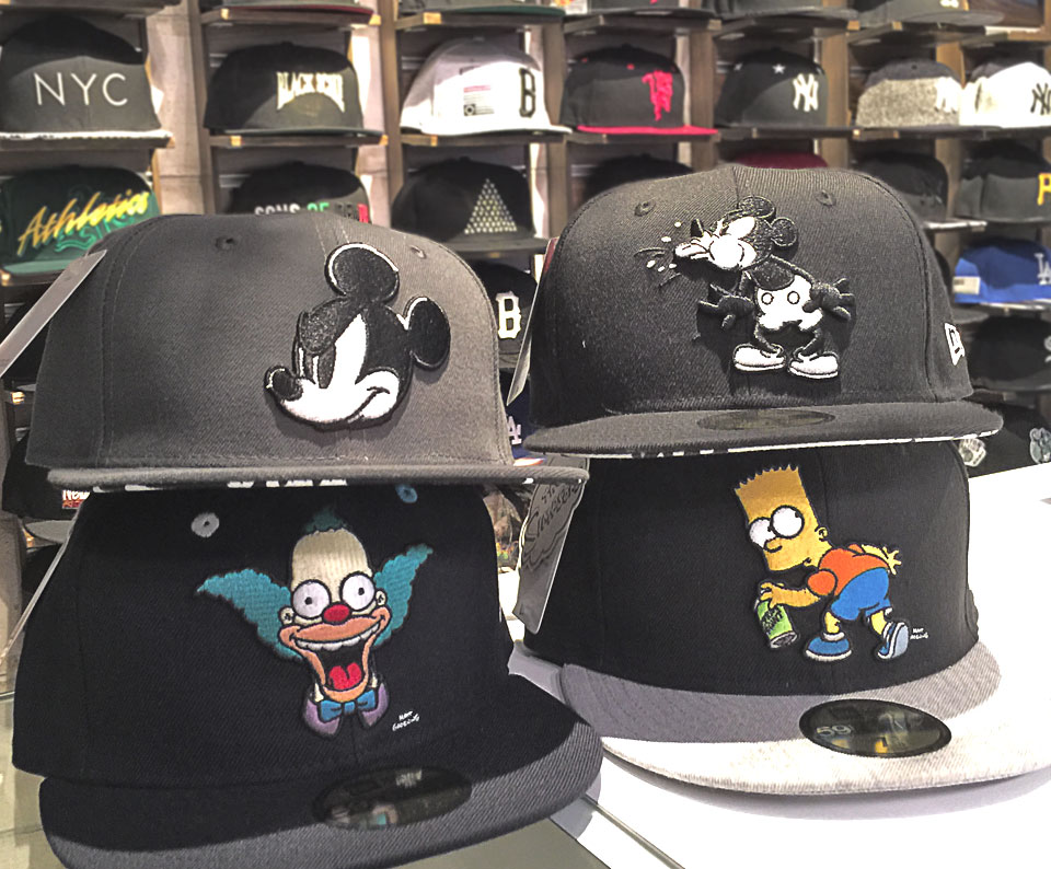 mickey mouse fitted hats