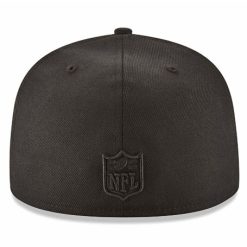 raiders black black newera cap back