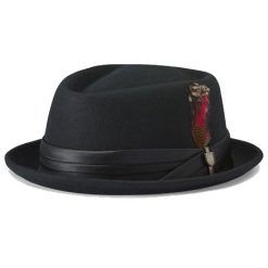 Brixton Stout Pork Pie Black Hat