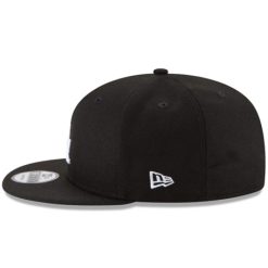 LOS ANGELES DODGERS BASIC BLACK AND WHITE 9FIFTY SNAPBACK Capstoresg Hatstoresg Dacavestore Photo5