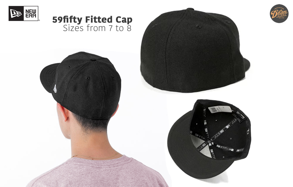 New Era Blank Caps 59fifty And 9fifty In Black