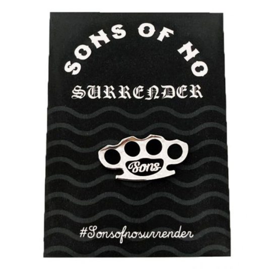 sons logo pin knuckle