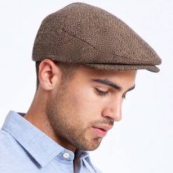 Brixton Hooligan Brown Flat Cap Dacavestore Hatstoresg Capstoresg172