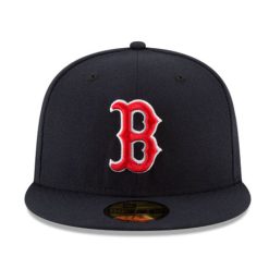 Boston Red On Field Fitted1 front