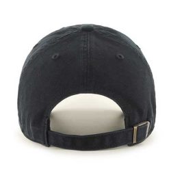 47 brand clean up gold mettalic black cap