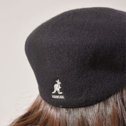 kangol wool 504 black flat cap717 dacavestore capstoresg hatstoresg