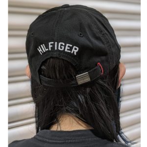 Tommy Hilfiger Black Baseball Dad Cap