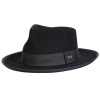 Conner Hats Buster Wool Black Fedora