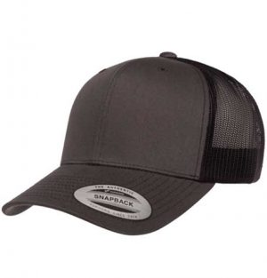Yupoong Retro Classic Charcoal/Black Trucker Cap