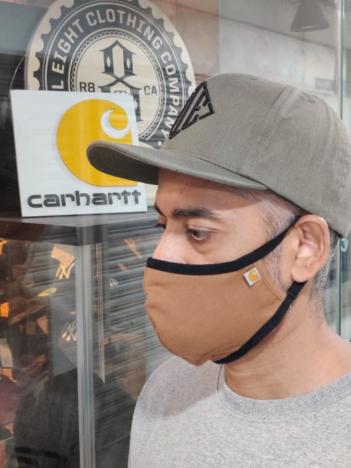 carhartt face mask brown