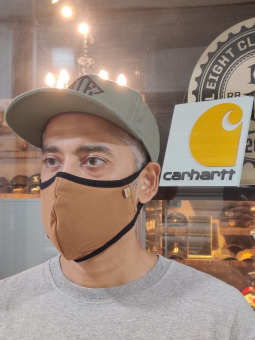 carhartt face mask brown