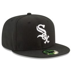 New Era 59Fifty Chicago White Sox Black Front2 Dacavestore