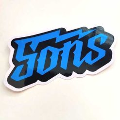 sons blue sticker logo