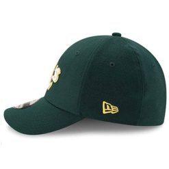 OAKLAND ATHLETICS TEAM CLASSIC 39THIRTY STRETCH FIT Green side