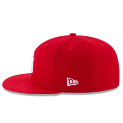 NEW YORK YANKEES BASIC SCARLET 9FIFTY SNAPBACK side