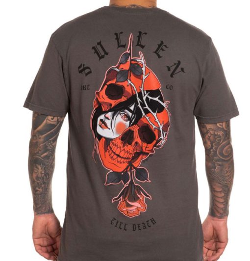 Sullen Heart Breaker Premium Pewter Short Sleeve T Shirt dacave store back 1