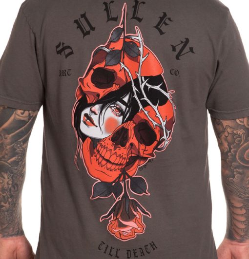 Sullen Heart Breaker Premium Pewter Short Sleeve T Shirt dacave store bck2