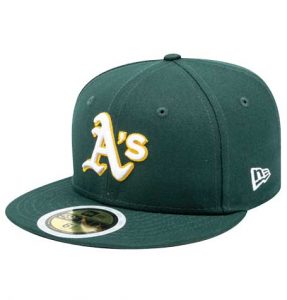 New Era 59FIFTY Oakland Athletics Youth Green Fitted Cap