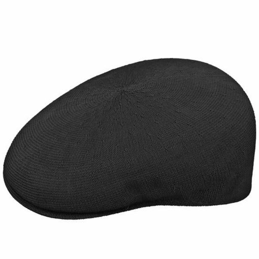 kangol flatcap 504 black new front