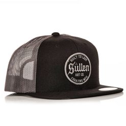 Sullen Art Collective Lasting Trucker Cap Grey on Black1 dacave Capstoresg Hatstoresg Dacavestore