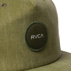 RVCA Relax Snapback Olive Hato2 Dacavestoresg Capstoresg Hatstoresg1