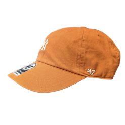 Mlb NY Yankees 47 brand mini logo burnt orange dacave