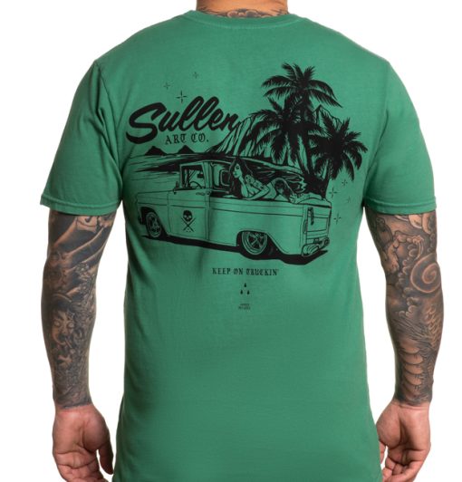 TRUCKIN CANTIQUE FROSTY SPRUCE PREMIUM Tee Short Sleeve T Shirt dacave store front 1