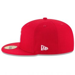 New Era 59Fifty NY Yankees Fitted Red Cap side