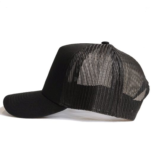 SONS Brand 'Island Boy' Aframe Trucker Mesh Cap Black - Image 4