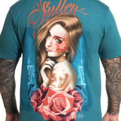 Sullen Eve Premium Storm Blue Short81 Sleeve T Shirt dacave store front7