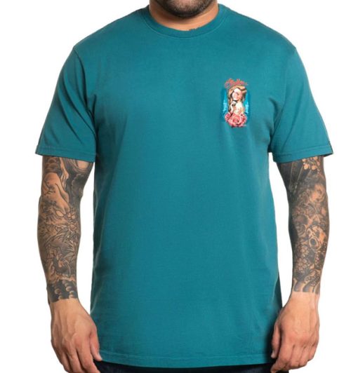 Sullen Eve Premium Storm Blue Short9 Sleeve T Shirt dacave store front7