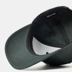 Brixton Linwood798097 C Netplus MP Snapback Cap Black Heather Grey Dacavestore Capstoresg Hatstoresg front