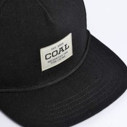 Coal The Uniform Classic Snapback Cap Black Flannel998