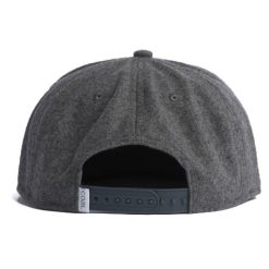 Coal The Uniform Classic Snapback Cap Charcoal Flannel808