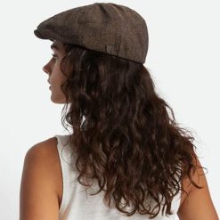 Brixton Brood Flat Cap Brown Khaki0907 dacavestoresg