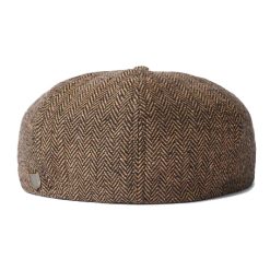 Brixton Brood Flat Cap Brown Khaki1 dacavestoresg