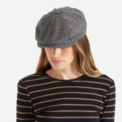 Brixton Brood Flat Cap Grey990 dacavestoresg