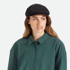 Brixton Hooligan Flat Cap Blck9 dacavestoresg