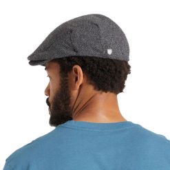 Brixton Hooligan Flat Cap Grey Black780898 dacavestoresg