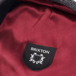 Brixton Hooligan Flat Cap Grey Black88 dacavestoresg