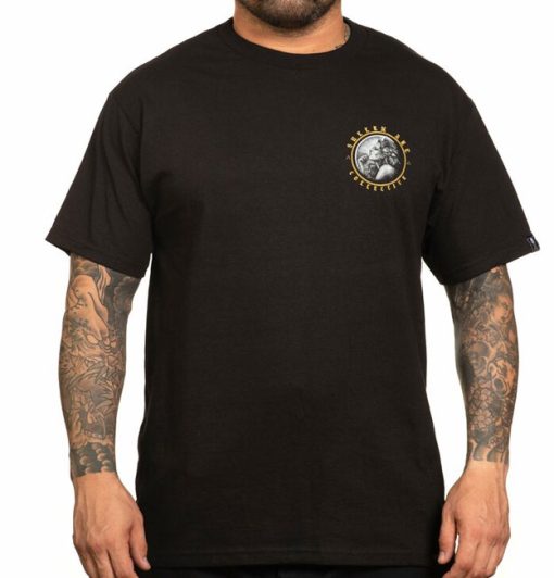 Sullen Sea Sick Black Sleeve T Shirt dacave store front7