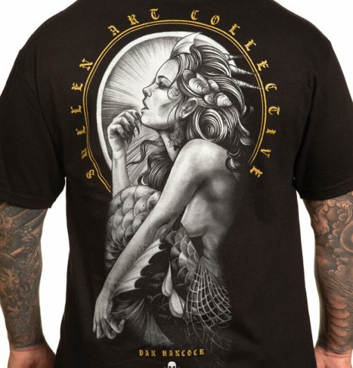 Sullen Sea Sick Black Sleeve T Shirt dacave store front987