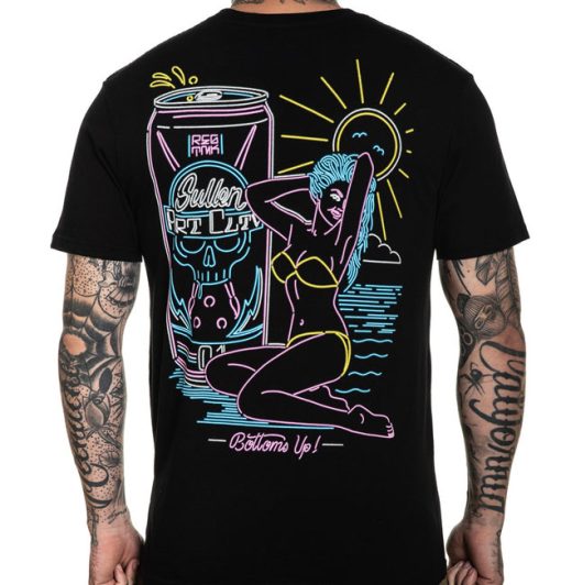 Sullen Art Collective Neon Paradise Tee Short Sleeve T Shirt dacave store front8