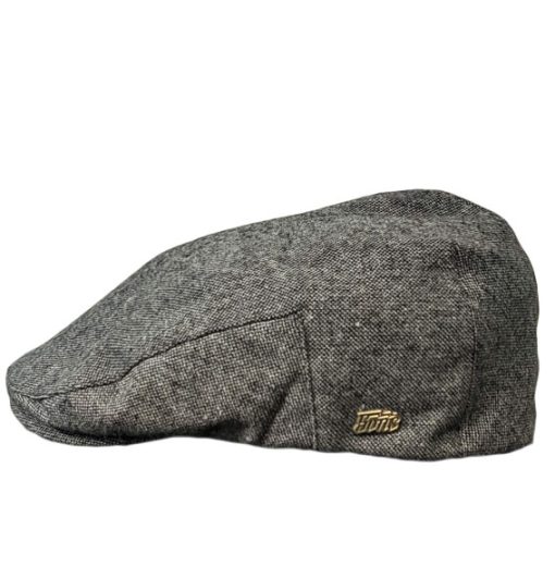 sons flat cap ivy tweed grey