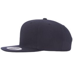 Yupoong Plain Navy07 Classic Snapback Cap Dacavestore Capstoresg Hatstoresg Front1