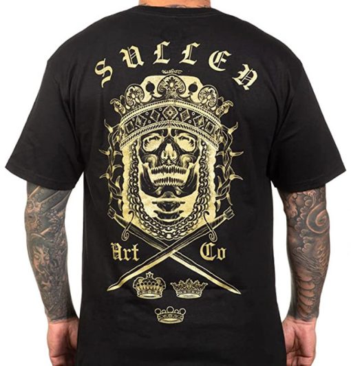 Sullen Art Collective Gold Crowns Tee Short Sleeve T Shirt dacave store front8