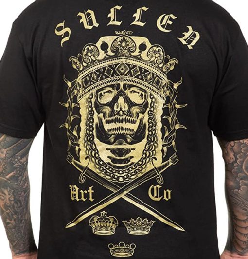 Sullen Art Collective Gold Crowns Tee Short Sleeve T Shirt dacave store front88