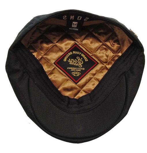 SONS "Motley" Newsboy Cap Black - Image 6