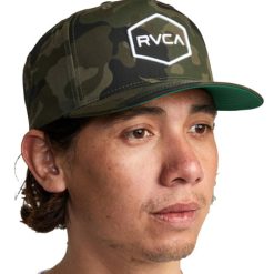 RVCA Commonwealth Snapback Camo Hat Dacavestoresg Capstoresg Hatstoresg100