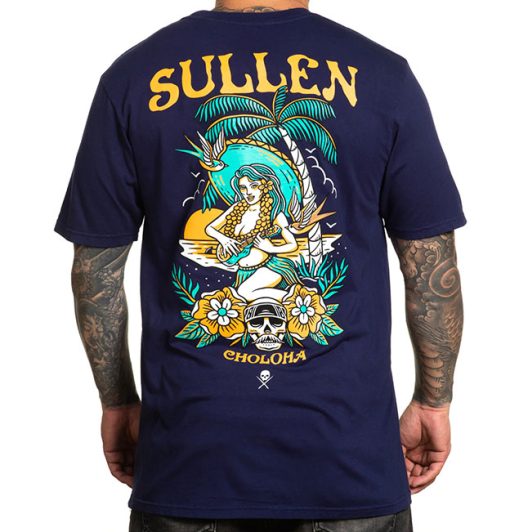 Sullen Hermosa Patriot Blue Short Sleeve T Shirt dacave store front7